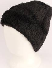 Headstart pull-on chenille beanie fully lined black Style : HS/4559